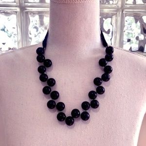 J.Crew Black Beaded Necklace